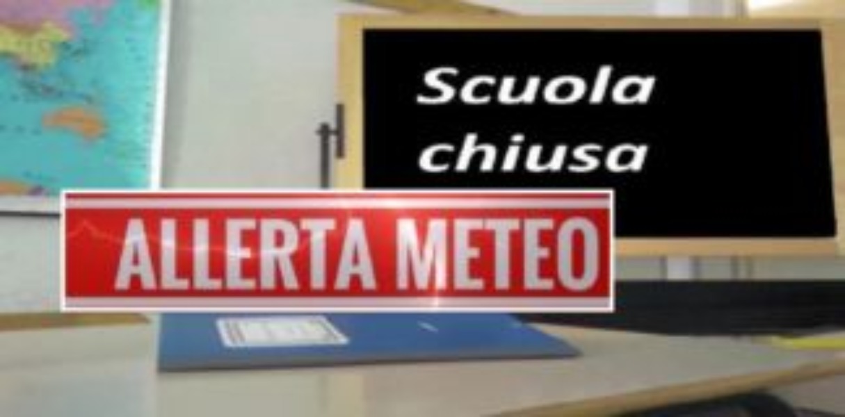 Chiusura per allerta meteo